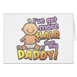 More Hair Than Daddy T-Shirts & Gifts cards
