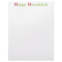 more Happy hanukkah letterhead
