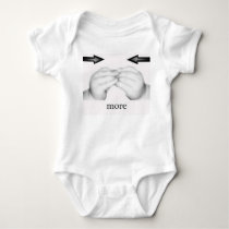 more infant /creeper baby sign language  t-shirts