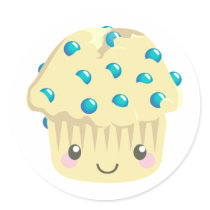 More Kawaii Muffin Faces stickers by blackunicorn More Kawaii Muffin Faces stickers