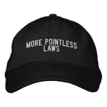more pointless laws embroidered hats