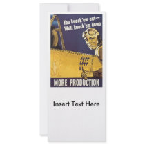 More Production World War 2 Rack Card Template