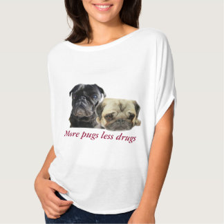 pugs not drugs t shirt