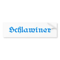 more schlawiner rascal Bavaria Bavarian Bavarian Bumper Sticker