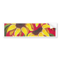 More Sunflowers Bumper Sticker