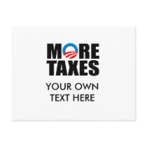 MORE TAXES POST CARDS