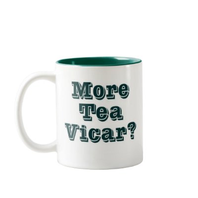 More tea Vicar Mugs by artberry