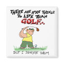 More Things Than Golf magnets by phyllidi More Things Than Golf magnets