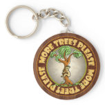 More Trees Please Key Chain