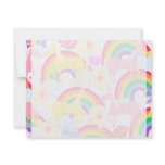 More Unicorns and Rainbows Custom Invitations