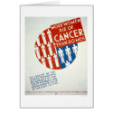More Women Die Of Cancer 1936 WPA cards