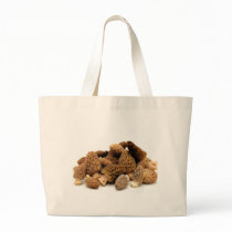 Morel Mushroom Tote Bags
