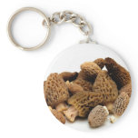 Morel Mushroom Keychains