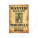 Morel - Wanted Poster stickers