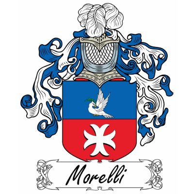 Morelli Family Crest Tshirts by coatsofarms