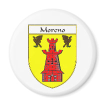 Moreno Coat of Arms/Family Crest magnets