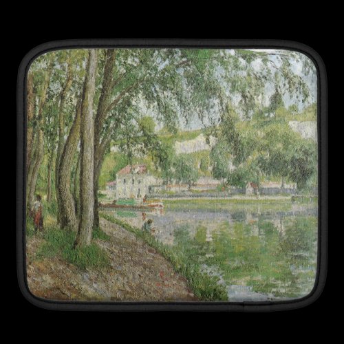 Moret canal du Loing 1902 by Camille Pissarro Ipad Sleeves
