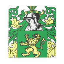 Morgan Coat of Arms Memo Note Pad