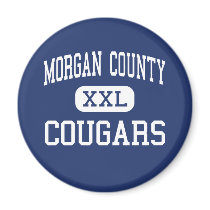Morgan County - Cougars - High - West Liberty magnets by customteamsportswear Morgan County - Cougars - High - West Liberty magnets