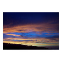Morgan Hill - Blue and Gold Sunrise posters by rainman007 Morgan Hill - Blue and Gold Sunrise posters