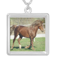 Morgan Horse necklace