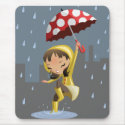 Morgan in the Rain mousepads by ButtermilkBiscuits Morgan in the Rain mousepads