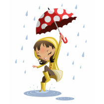 Morgan in the Rain t-shirts