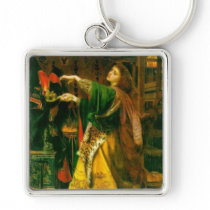 Morgan Le Fay ~ Sandys 1864 Fine Art Painting Keychains