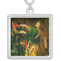 Morgan Le Fay ~ Sandys 1864 Fine Art Painting Necklace