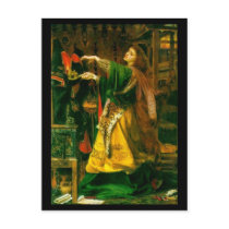 Morgan Le Fay ~ Sandys 1864 Fine Art Painting Postcard