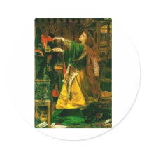 Morgan Le Fay ~ Sandys 1864 Fine Art Painting Stickers