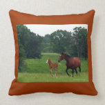 Morgan Mares and Foals Reversible Pillow pillows