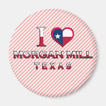 Morgan Mill, Texas Fridge Magnets