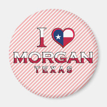 Morgan, Texas Refrigerator Magnet