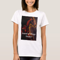 MorganinHarness, Sound of WingsStudio t-shirts by Sandra444 MorganinHarness, Sound of WingsStudio t-shirts