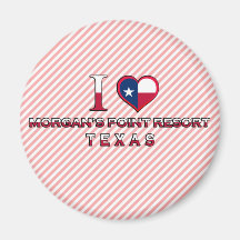 Morgan's Point Resort, Texas Fridge Magnets