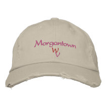 Morgantown WV Embroidered Hat embroidered hats by statehats Morgantown WV Embroidered Hat embroidered hats