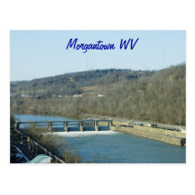 Morgantown WV Postcard