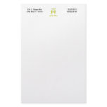Mori Monogram Personalized Stationery