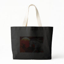 MORISCO IN FIERY SPACE TOTE BAGS