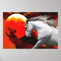 MORISCO IN FIERY SPACE Poster