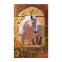 MORISCO IN THE WINDOW Wrapped Canvas Print