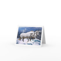 MORISCO & OSADA SNOW PLAY GREETING CARD