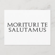 Morituri Te Salutamus