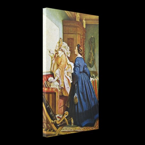 Moritz von Schwind - The Visit Canvas Print