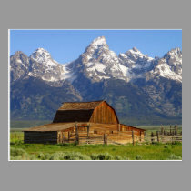 Mormon Barn postcards