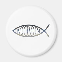 Mormon Fish Magnets