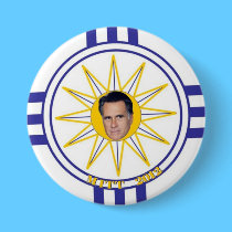 Mormon Flag: Mitt Romney 2012 buttons