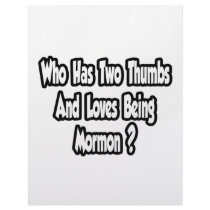 Mormon Pride Joke...Two Thumbs Custom Letterhead