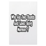 Mormon Pride Joke...Two Thumbs Customized Stationery